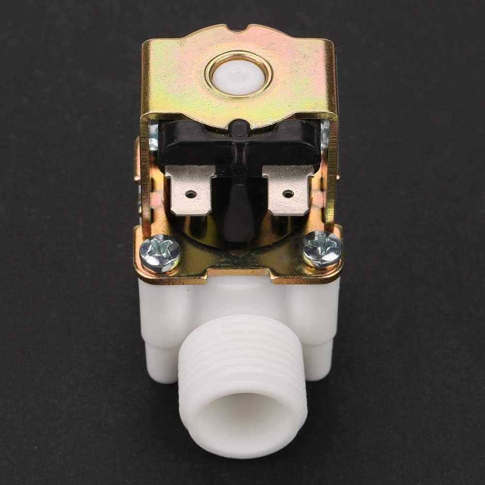 Jimdary FPD-270A 12V Plastic & Brass Solenoid Valve, G1/2 'NC' for Washing Machine, Water Dispenser & Garden Spray Irrigation image number 3