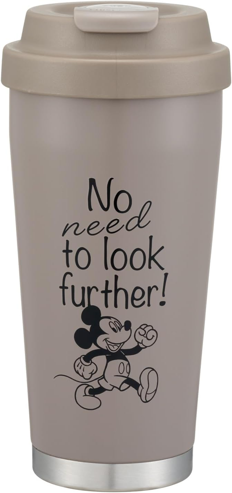 Skater STEM4-A Stainless Steel Easy Tumbler, 12.8 Fl Oz (380 Ml), Thermal Insulation, Double Wall Vacuum Structure, Snoopy Badge