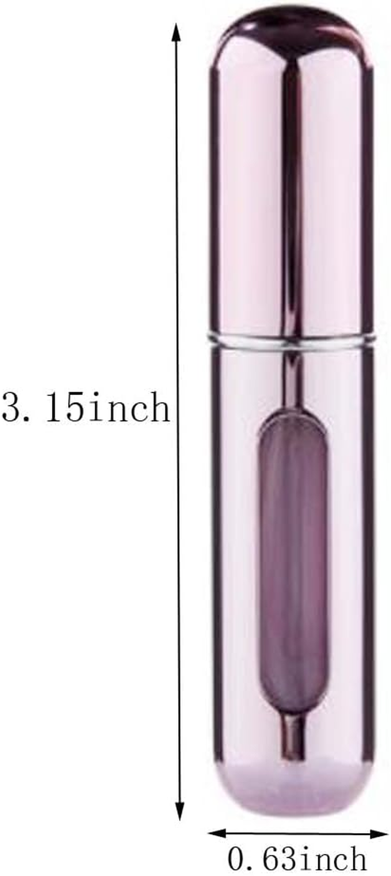 RELAND SUN 5Ml Mini Portable Refillable Perfume Bottle for Travel (Shiny Gold Powder) image number 2