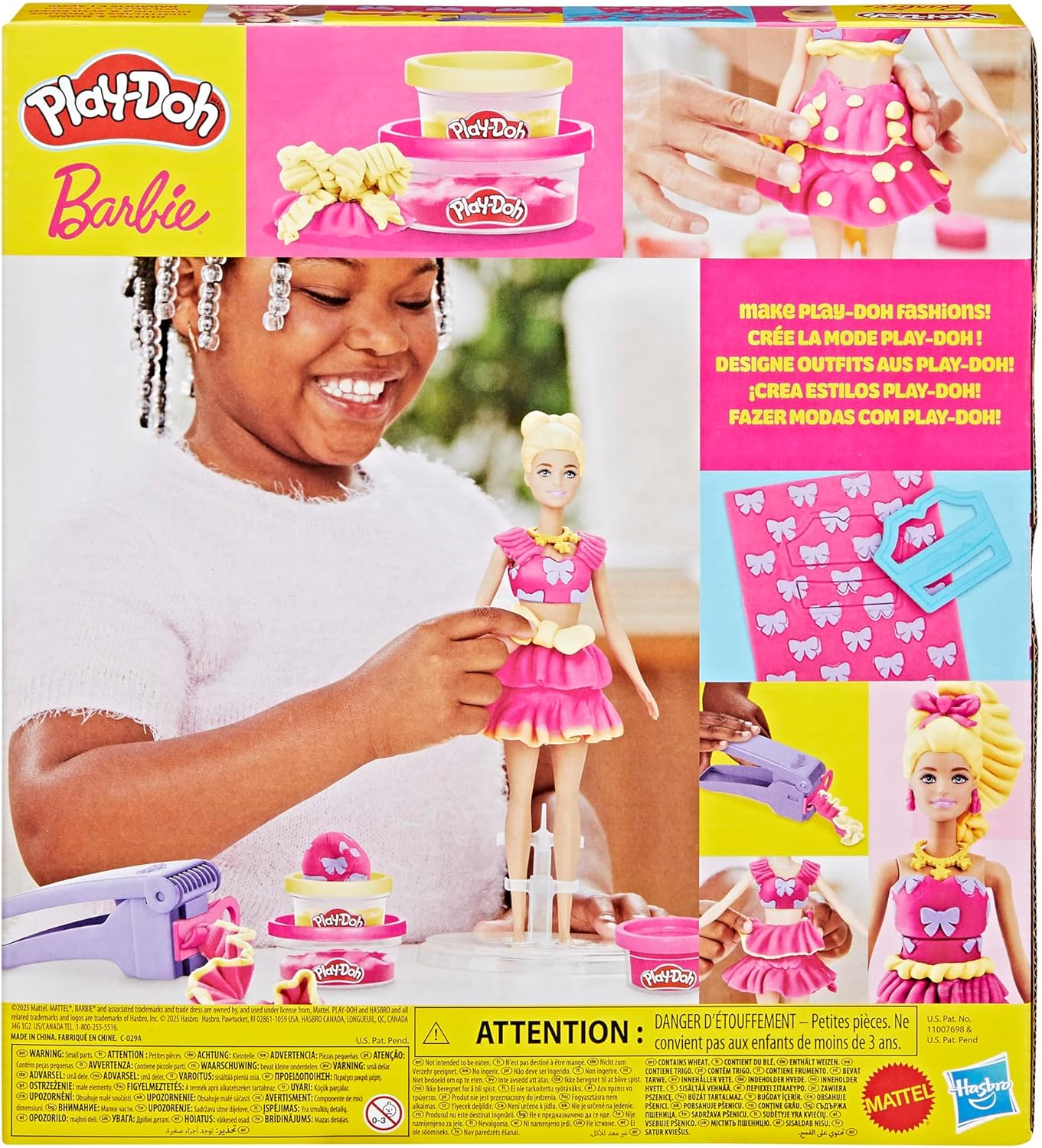 Play-Doh Barbie Ruffles & Bows Doll Set