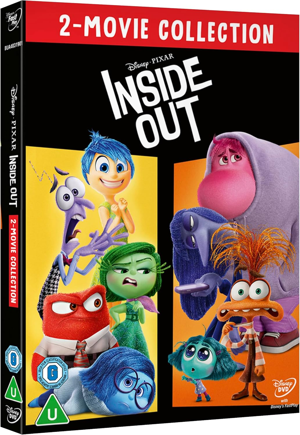 Disney Pixar'S inside Out 2-Movie Collection [DVD] image number 1
