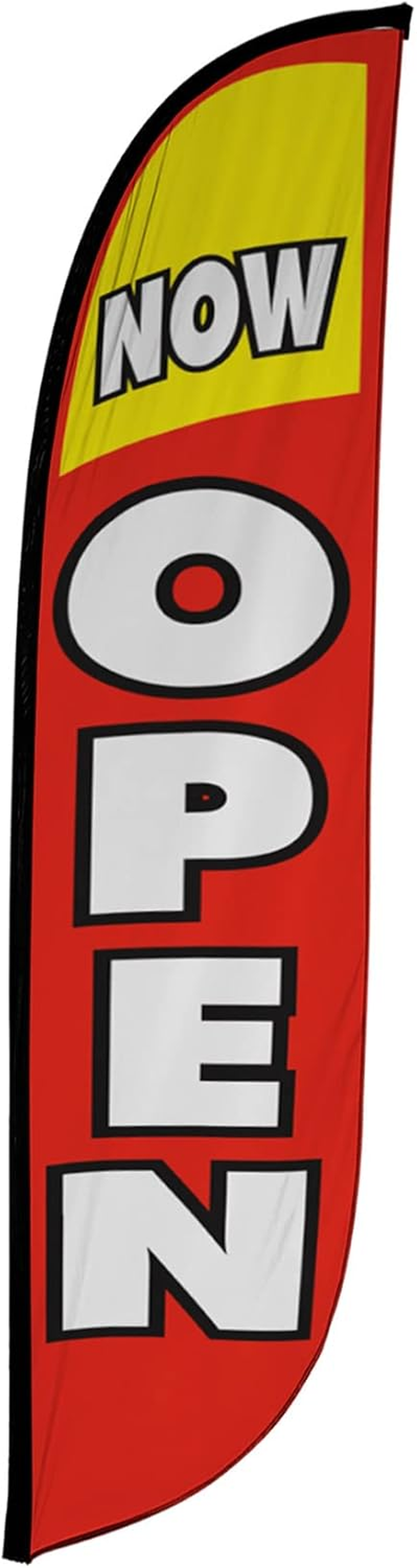 Lookourway Now Open Feather Flag