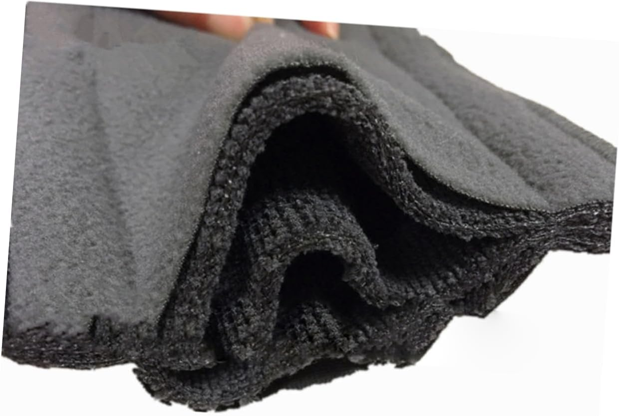 FRCOLOR 5-Layer Bamboo Charcoal Fiber Cloth Diaper Liners for Baby, Washable Reusable Cloth Diapers, Grey, 10Pcs Set, Baby Nappy Liners for Sensitive Skin