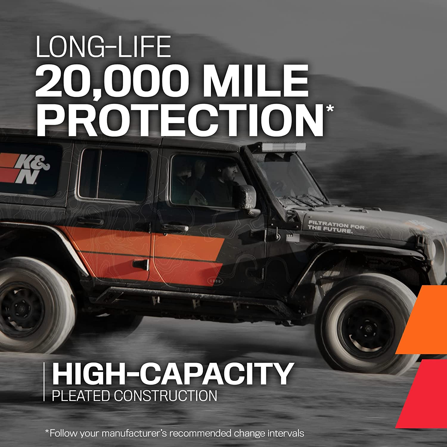 K&N HP-7042 Premium Oil Filter for 2016 Jeep Grand Cherokee 3.0L V6 Diesel