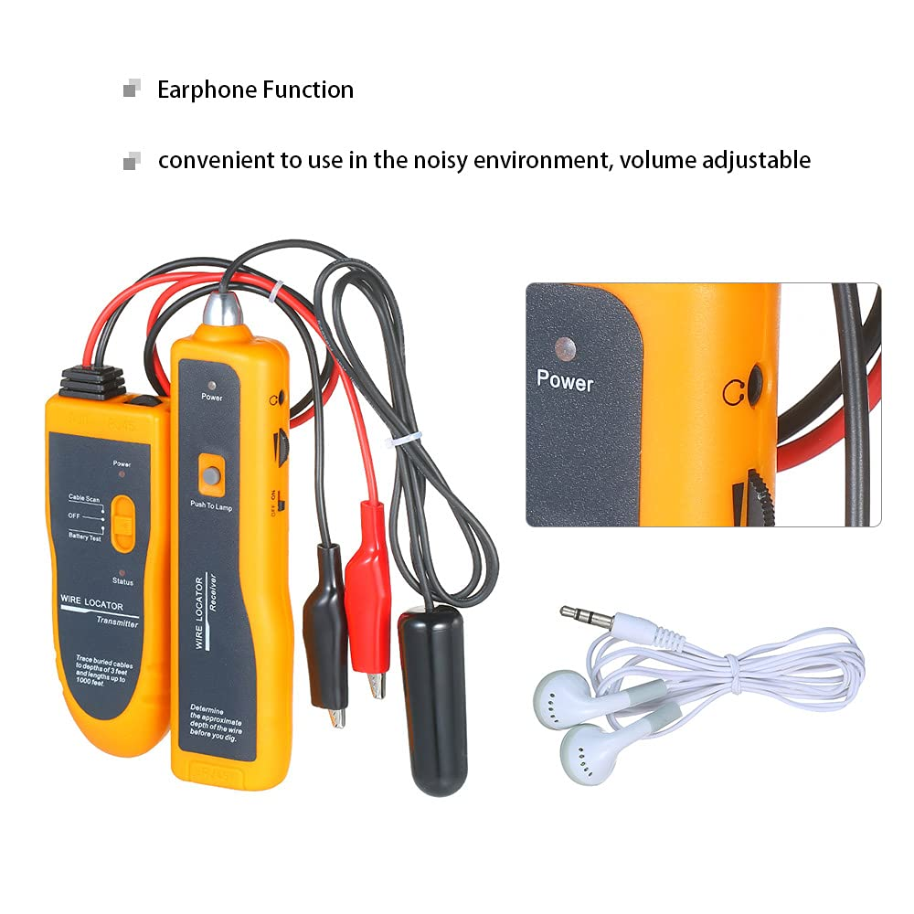 Underground Wire Locator NF-816 Underground Cable Detection Instrument Concealed Wg Line Finder GTRH image number 3