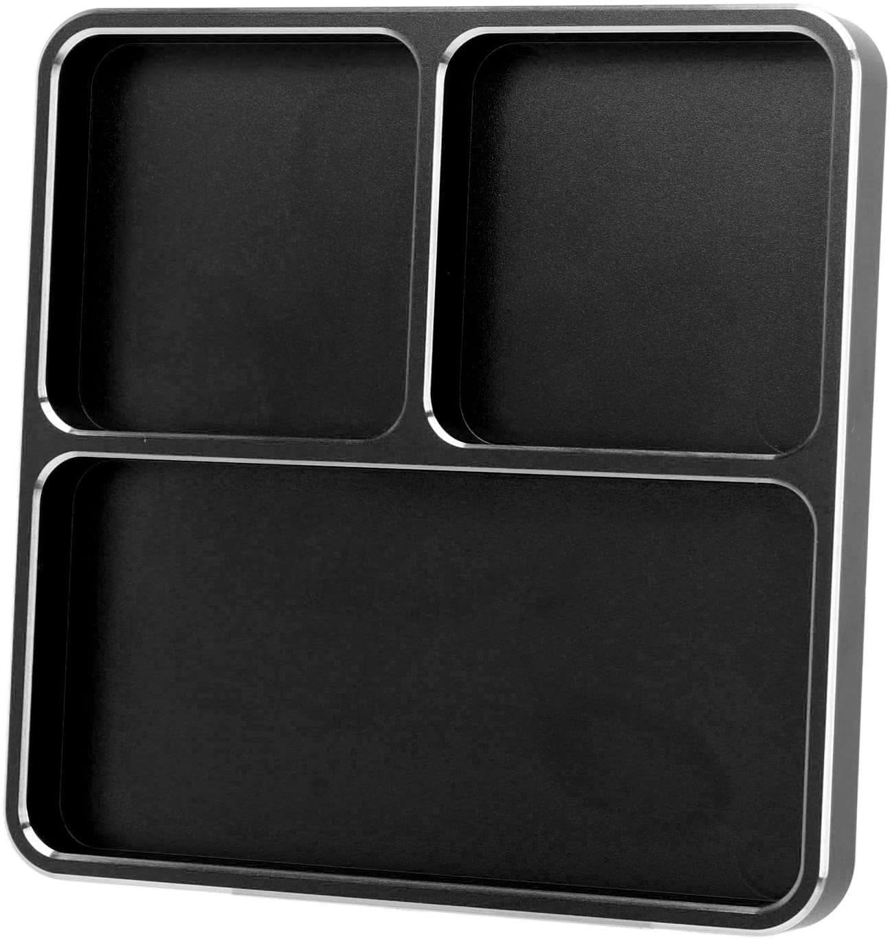 RC Magnetic Parts Tray, Metal RC Screw Tray RC Repair Tool Storage Function Aluminum Alloy for RC Car (Pomyaectdin5Kg7-11)