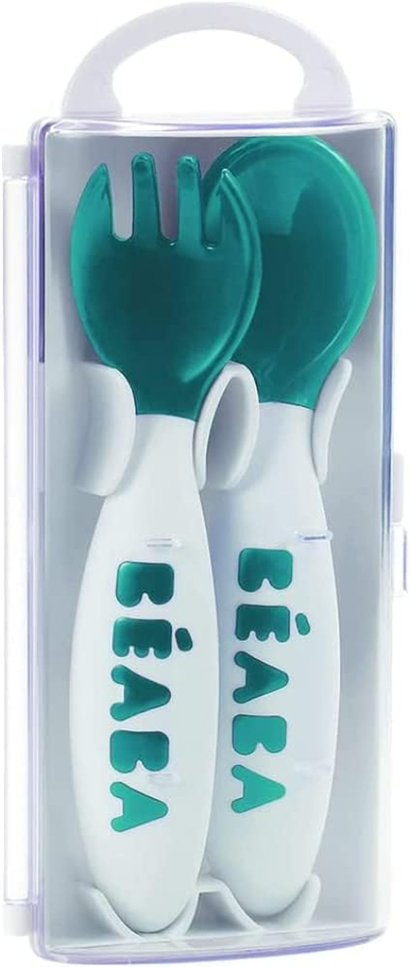 B&Eacute;ABA Set of 2Nd Age Training Fork and Spoon Blue image number 6