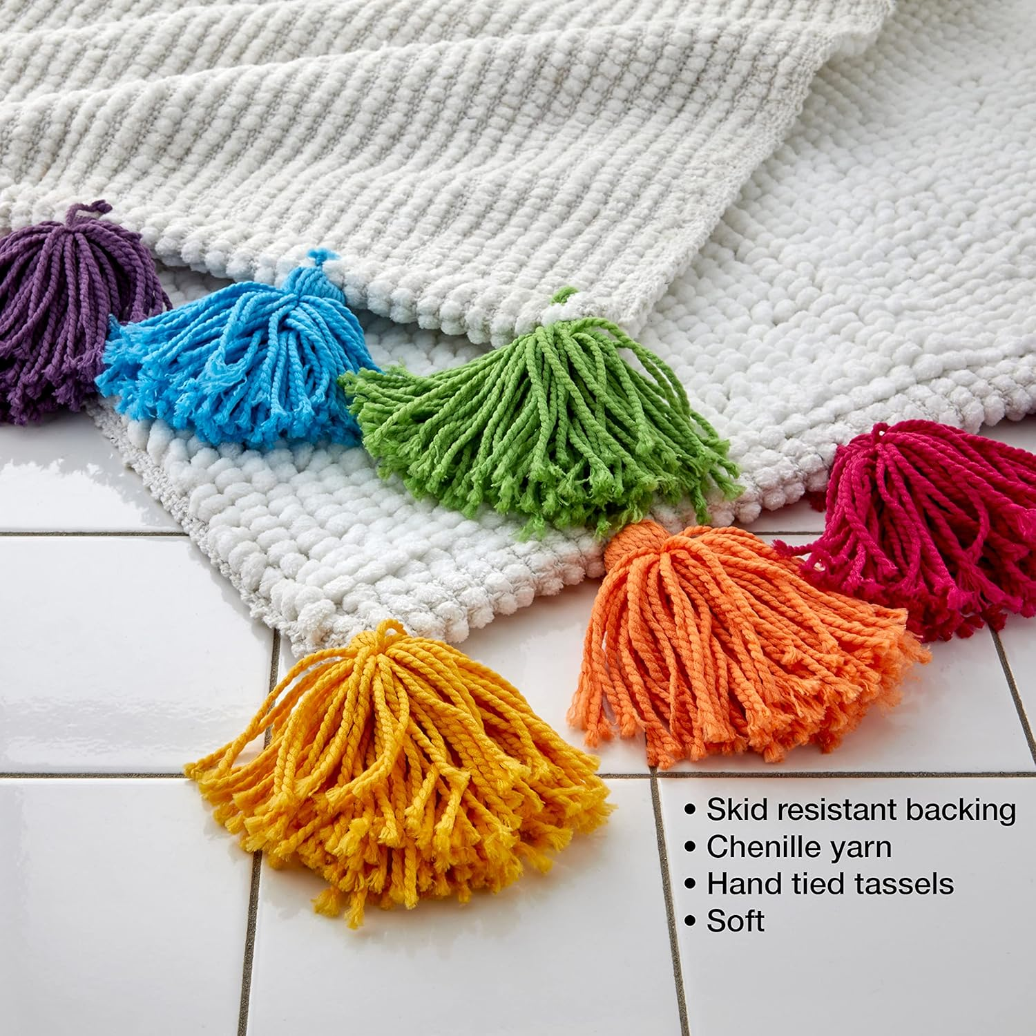 SKL Home by Saturday Knight Ltd. Rhapsody Rug, White image number 4