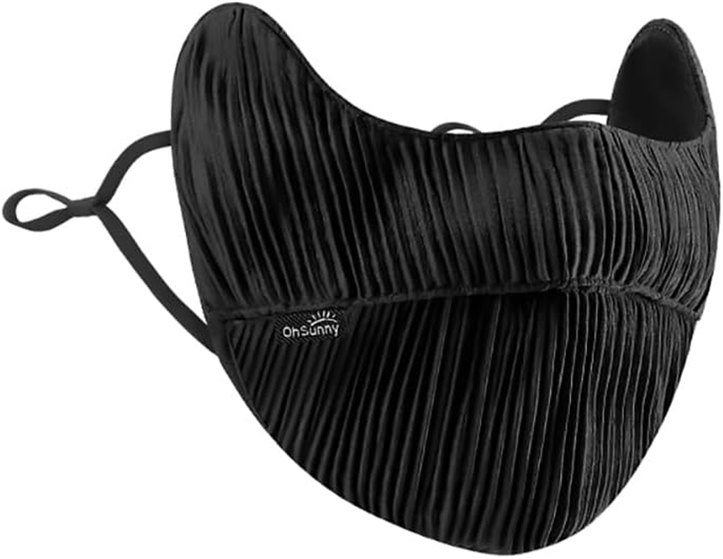 Men and Women UPF50+ Sun Protection Face Cover Cooling Breathable UV Mask with Nose Vent for Outdoor