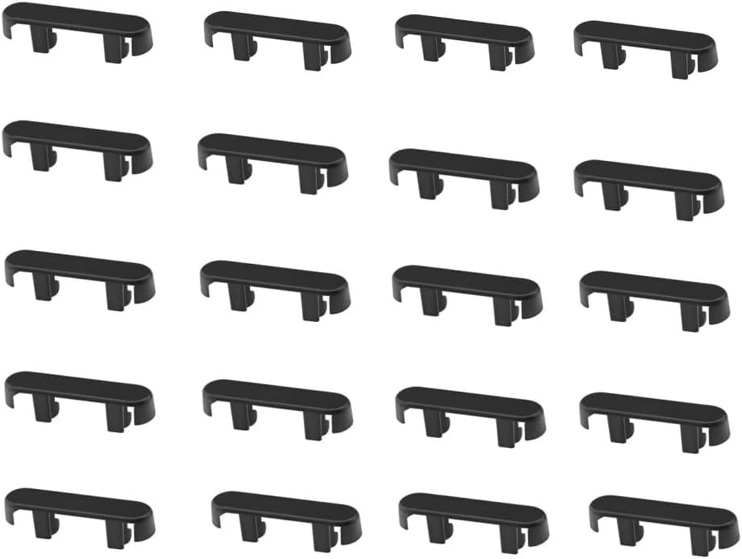 20 Pcs Weep Hole Covers, Window Drainage Cover Caps, Drainage Caps, Window Sill End Caps, Windows Sill Cover Hole Suitable for UPVC Window Fittings (Black) image number 2