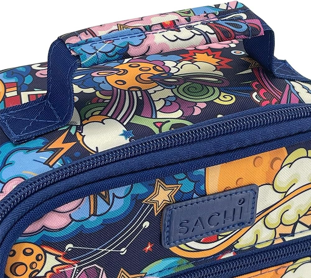 Sachi 'Style 225' Insulated Junior Lunch Bag - Alien Adventures image number 3