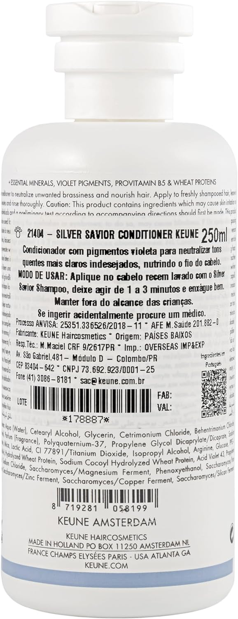 Keune Care Silver Savior Conditioner 250Ml image number 6