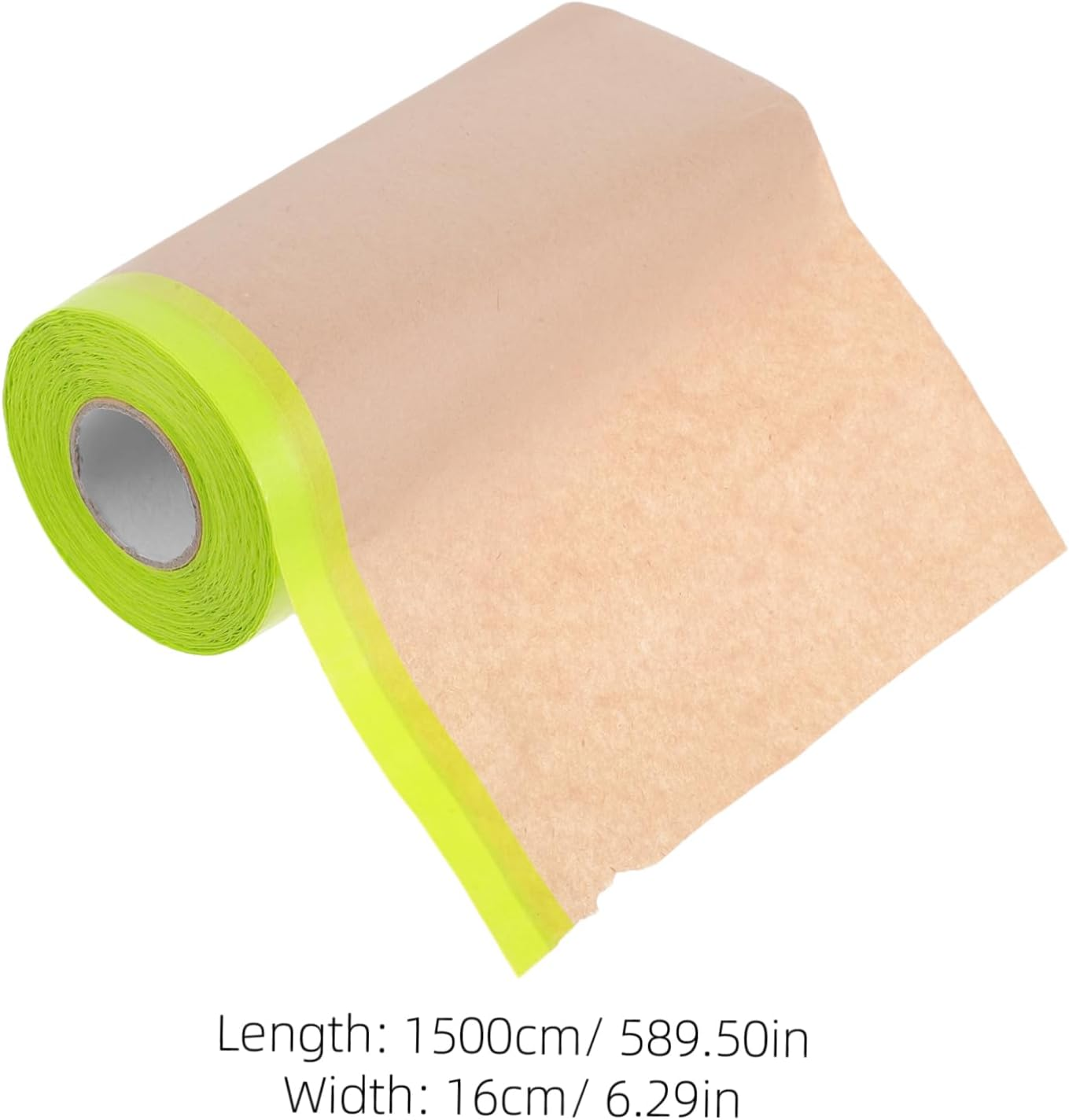 TEHAUX 5Pcs Masking Film Roll Semi Adhesive Paper for Artists Automotive Masking Tape Film Painters Paper Stencil Cutting Template Making Dust Protection for Oil Painting image number 3