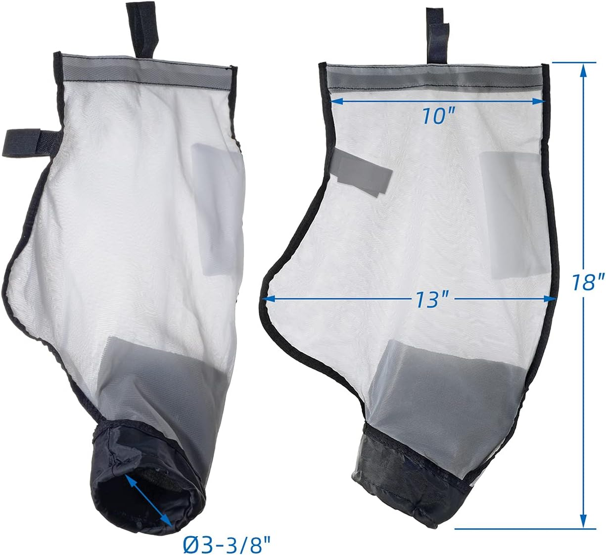 360240 Racer Pool Cleaner Debris Bag Replacement/With Hook & Loop Fastener - for Pentair Racer 360228 LS 360330 Kreepy Krauly Automatic Pool Vacuum Cleaner Parts (1 Pack) image number 3