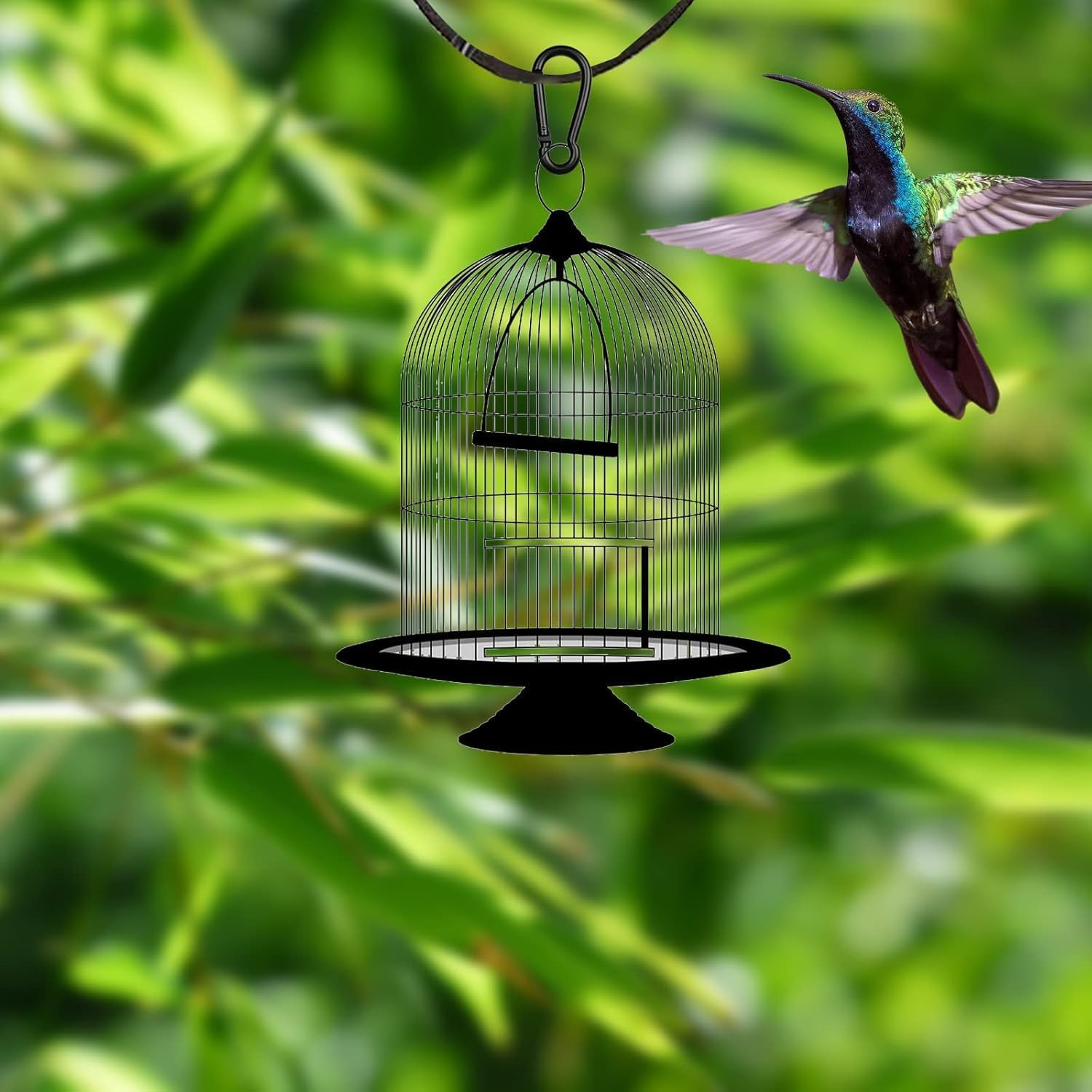 12 Pcs Small Carabiner Clip Snap Hook Black Quick Link Clip Keychain for Keychain, Ropes, Pet Chains, Hammock, Backpack, Swing image number 3