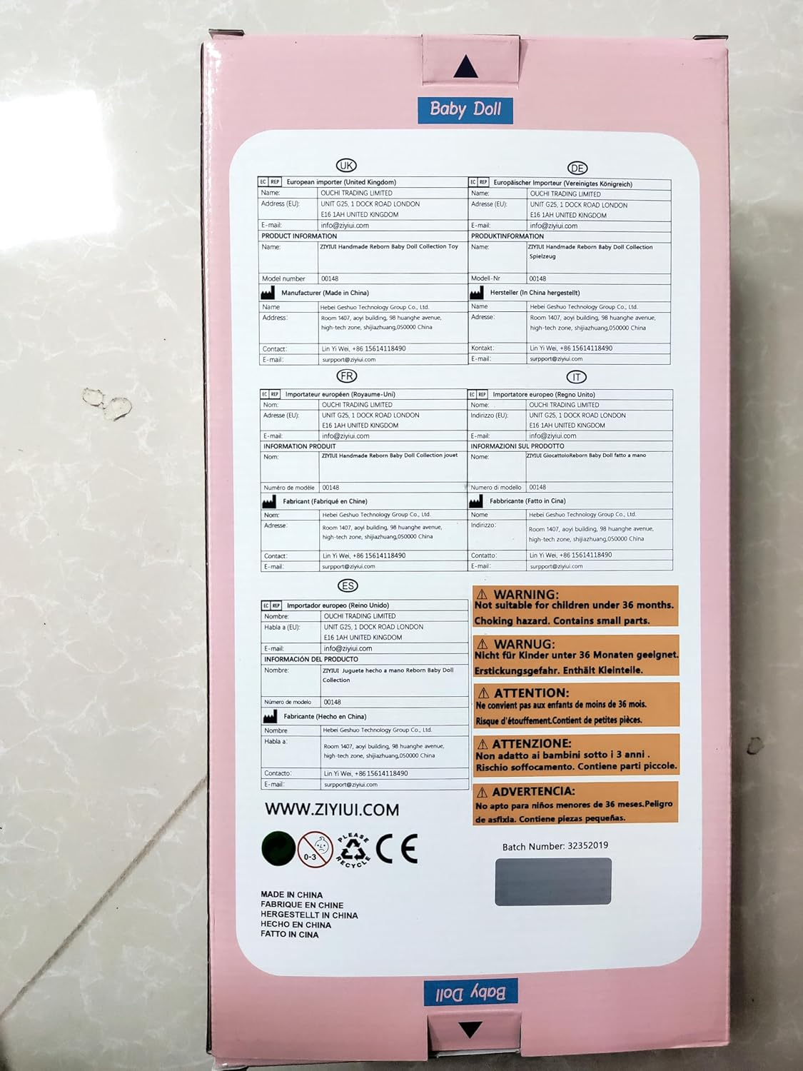 TYRUGD 22 Inches 55 Cm Reborn Doll Blue Boy Newborn Baby Girl or Boy Doll Children'S Gifts 3+ image number 2