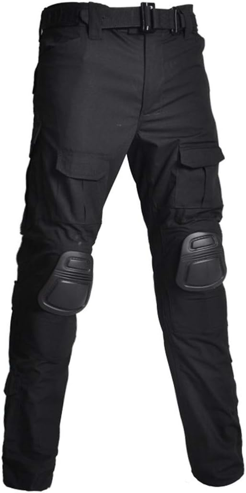 HARGLESMAN Men'S Tactical Military Pants Amry Uniforms Combat Trousers and with Knee Pads