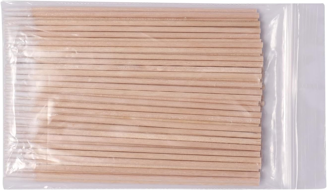 500Pcs Pointed Cotton Swabs, 4 Inch Precision Microblading Cotton Swab Cotton Sticks Applicator for Eyebrow Tattoo Beauty Make-Up Nail Clean, Wood Handle Pointed Tip Head