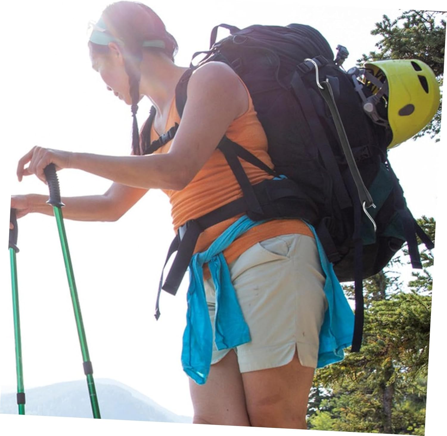 Veemoon 10Pcs Rubber Straps Elastic Band Luggage Fixing Belt Suitcase Hook Straps Luggage Supplies image number 3