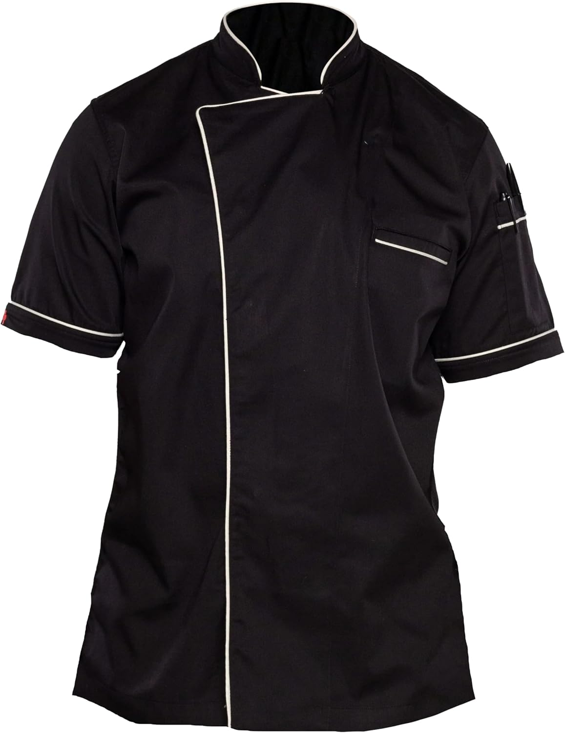 Bridge Chef Jacket for Men - Lightweight with Cool Vent Back & Fade-Resistant Chef Coat | Double-Stitched with Utility Storage | Professional Hospitality Chef Uniform