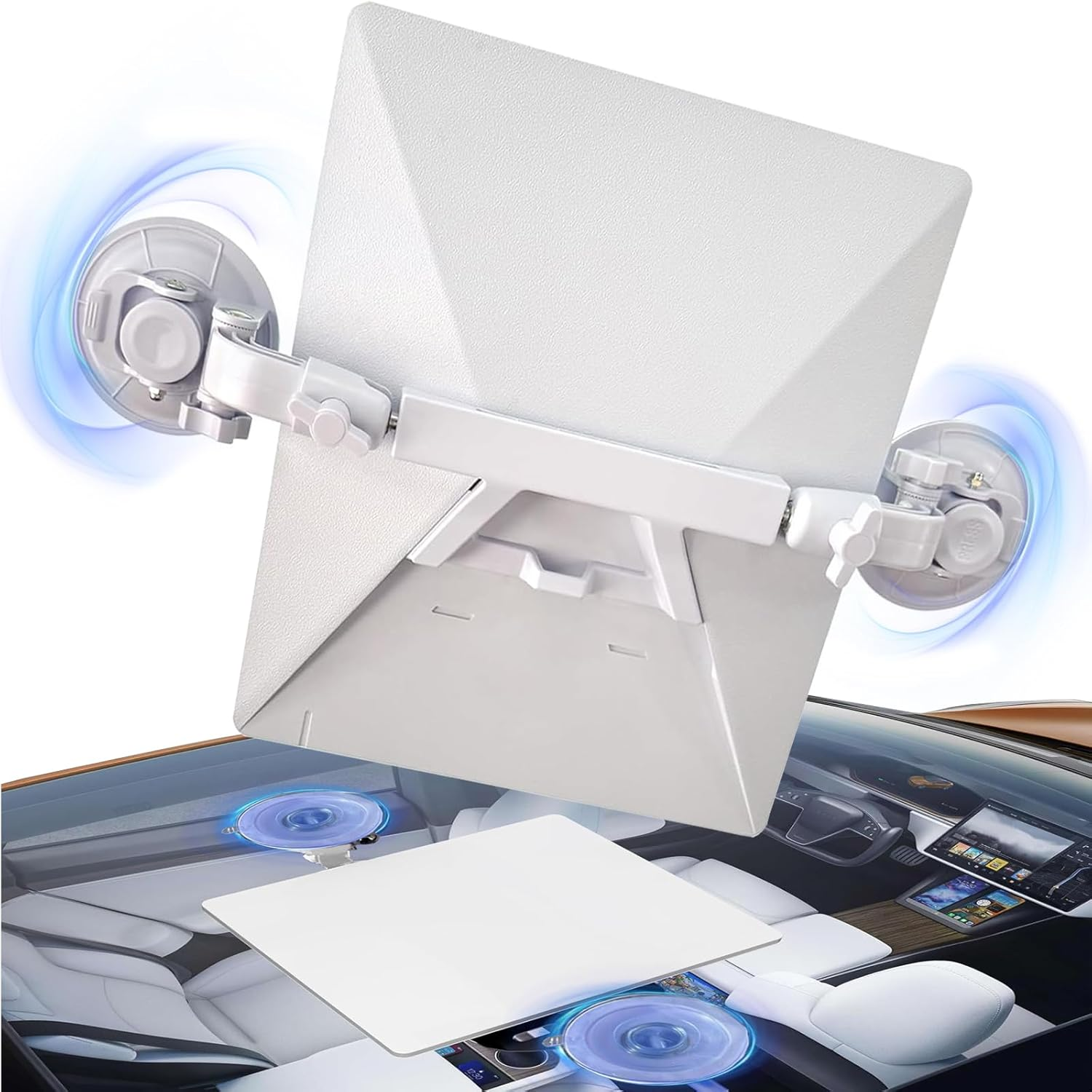 KIKIIKE Foldable Starlink Mini Car Mount with Suction Cups - Portable & Secure Antenna Mount for Travel, Camping, RV - Quick-Install Starlink Mini Mount for Reliable Signal Anywhere image number 5