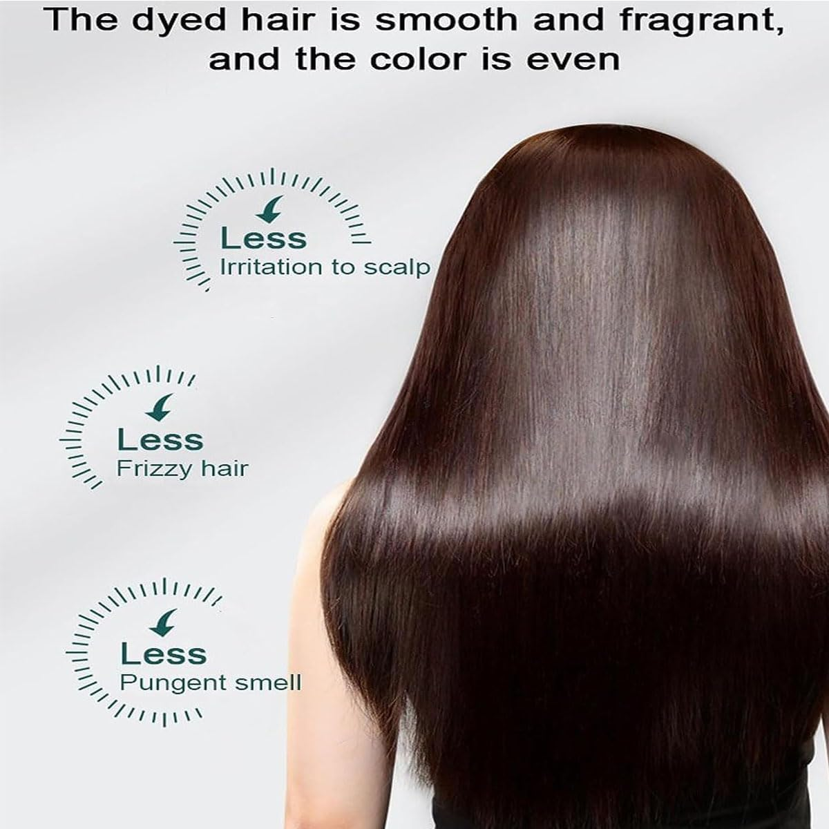 Duskweling Natural Plant Hair Dye, Corzen Bubble Plant Hair Dye, Duskweling Hair Color, New Botanical Bubble Hair Dye 10 Packs per Box (Dark Brown) image number 1