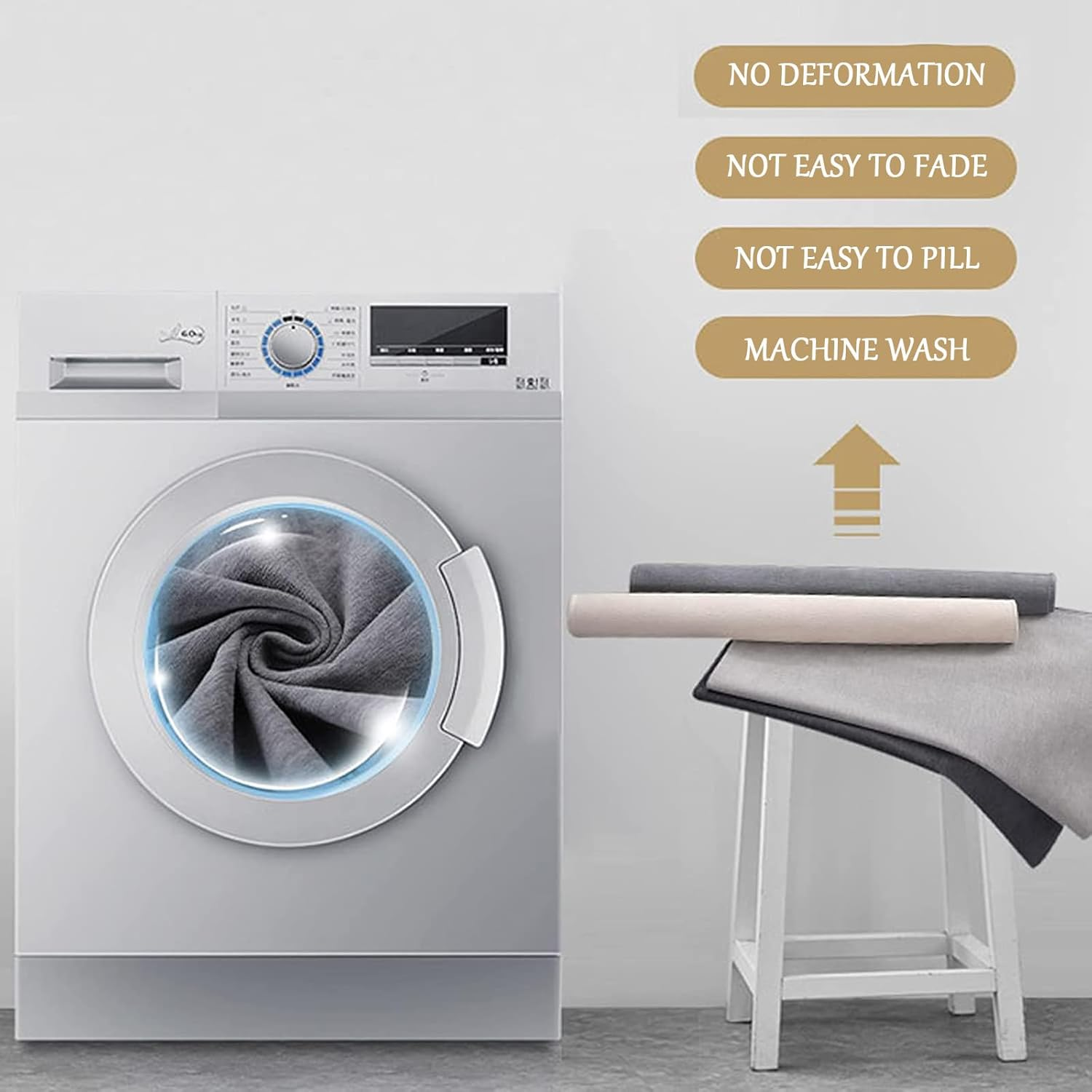 Armrest Cover, Recliner Chair Protector, Furniture Protector Slip, Side Storage Pocket, Stretch Armchair Couch Arm Rest Cover for Recliner, Chair, Sofa (Dark Gray,3 Seater(5Pcs)) image number 5