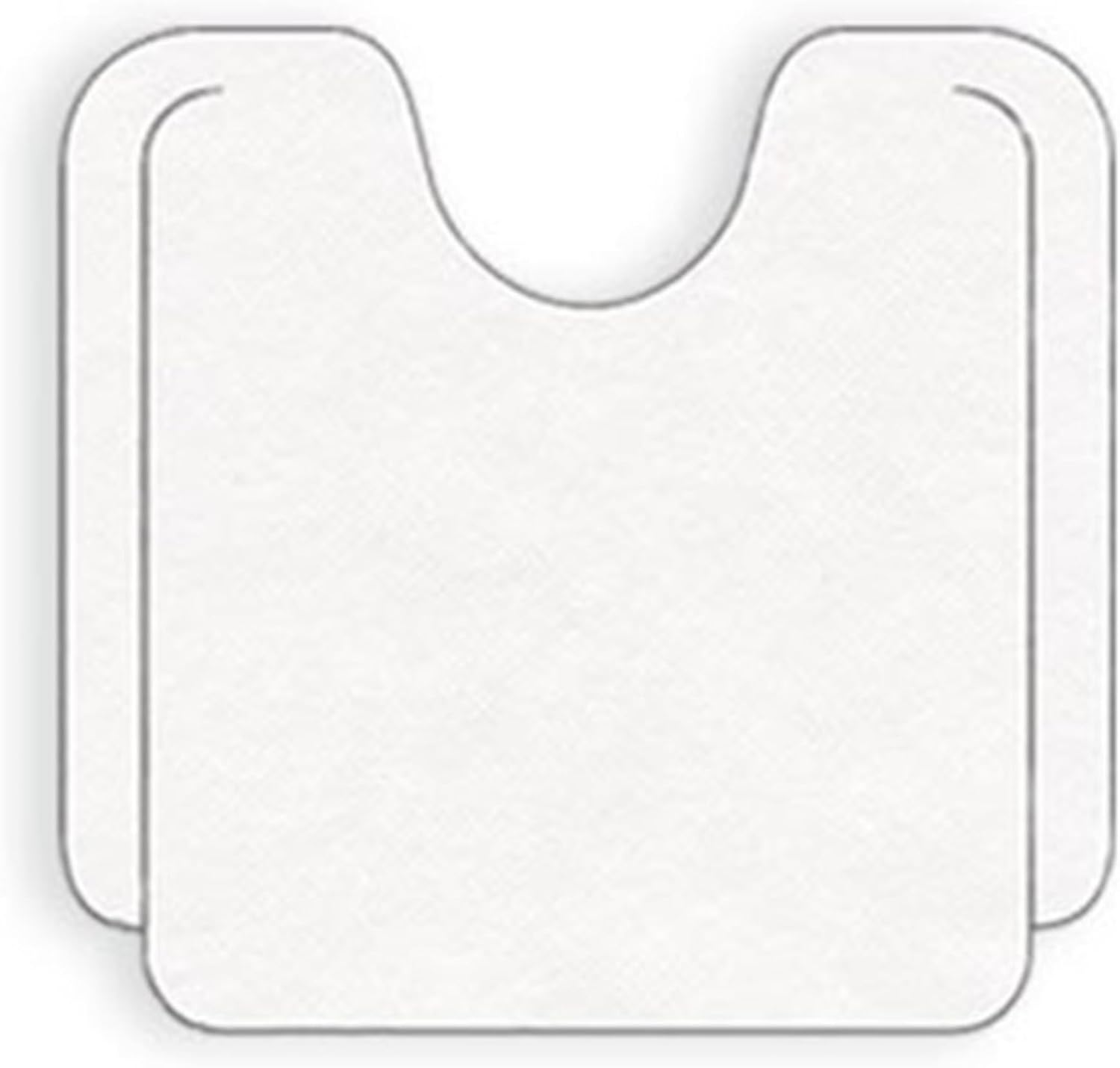 Packservice Disposable Baby Bibs, White, 28 X 28 (100 Pieces) image number 1