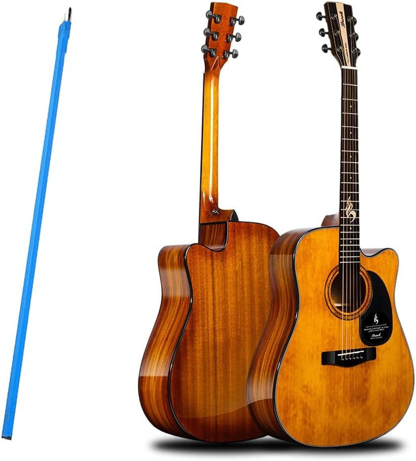 Two Way Rod Type Guitar Truss Rod Steel for Electric Acoustic Bass Guitars Neck Repair Adjustment Luthier Tool 42Cm Length with L- Wrench （Blue） image number 2