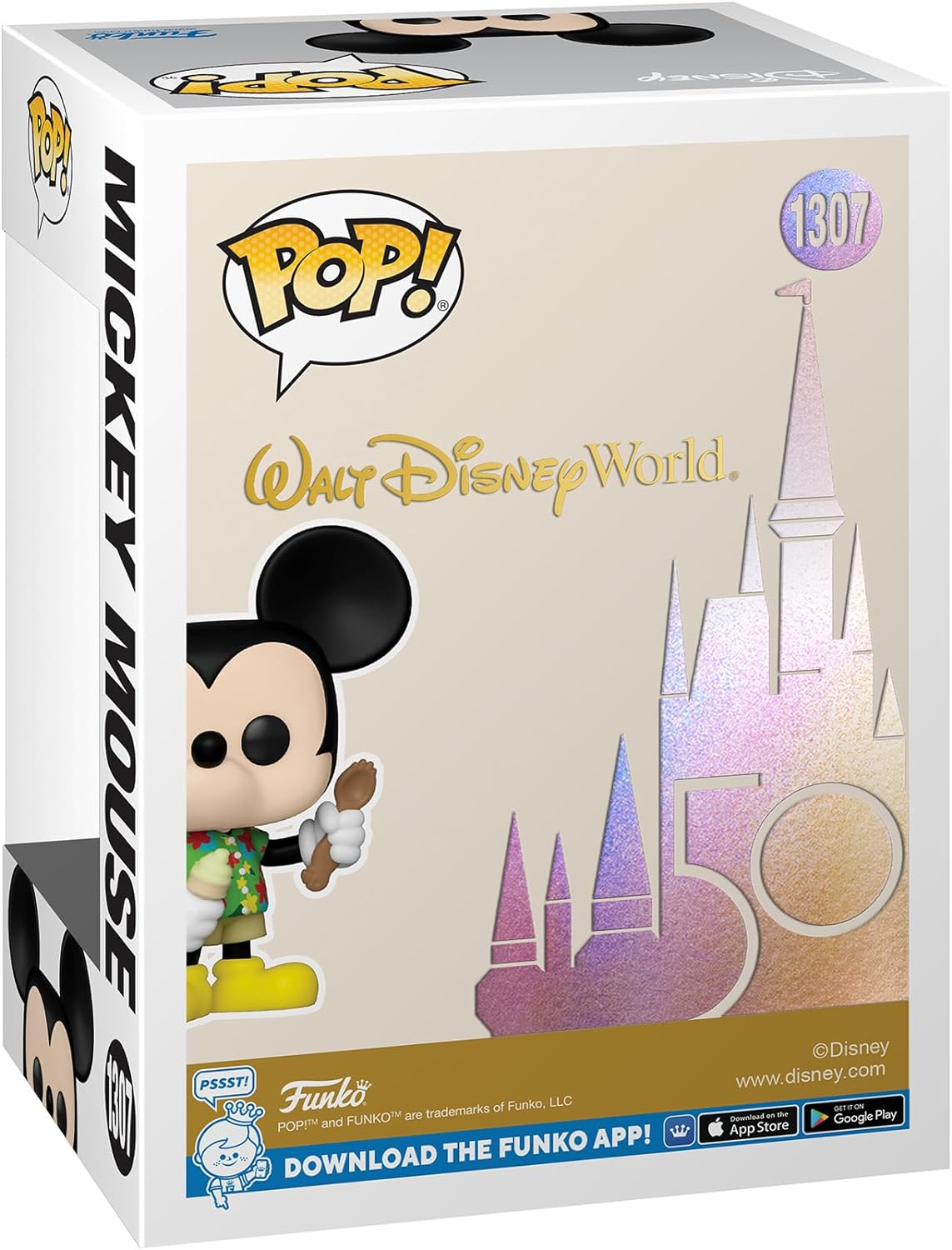Funko Pop! Disney World 50Th Anniversary - Aloha Mickey Vinyl Figure, 3.7-Inch Size image number 4