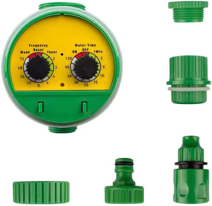 Automatic Watering Timer for Garden, Balcony, Greenhouse and Outdoor Plants with Weekly and Daily Programmes (Dual Dial) image number 5