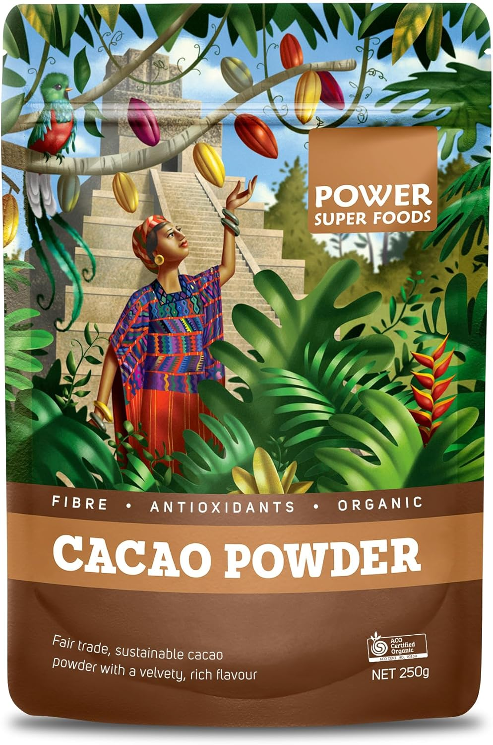 Power Super Foods Cacao Powder, 250 G