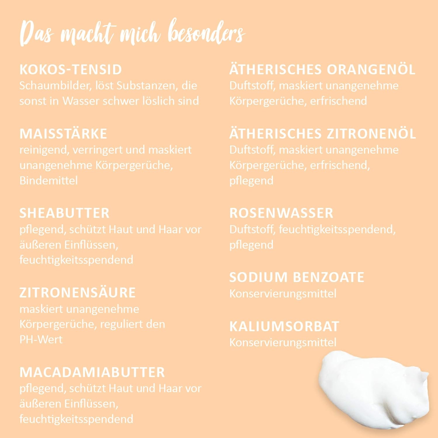 Puremetics Zero Waste Shampoo Powder "Macadamia Orange" (50 G = 200 Ml) for Oily Hair and Sensitive Scalp, Vegan and Plastic-Free image number 6