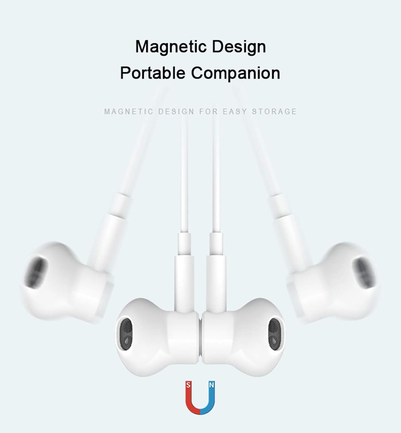 Aux Headphones/Earbuds with Microphone 3.5Mm Wired Earphones,Noise Isolating In-Ear Earbuds Wired Earphones,With Volume Control & Built-In Microphone for Iphone,Ipod,Ipad,Samsung,Huawei,Mp3 image number 4