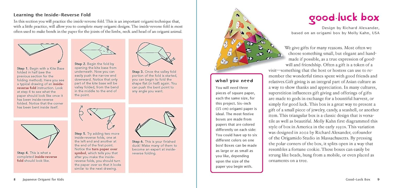 Japanese Origami Kit for Kids: 92 Colorful Folding Papers and 12 Original Origami Projects for Hours of Creative Fun! [Origami Book with 12 Projects]