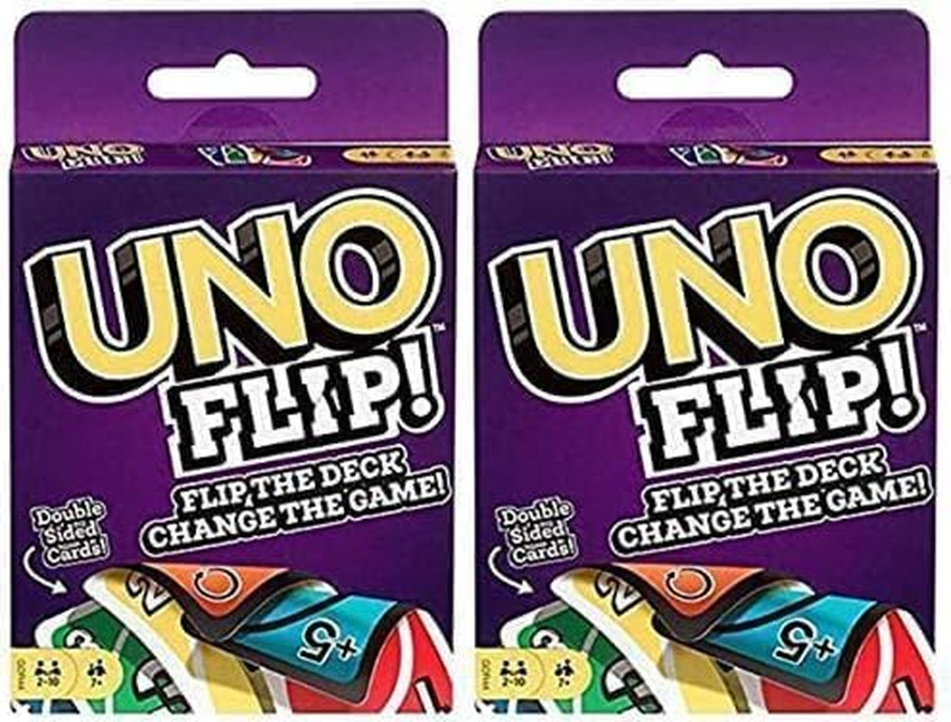 Mattel Uno Flip Card Game, Combo Pack of 2