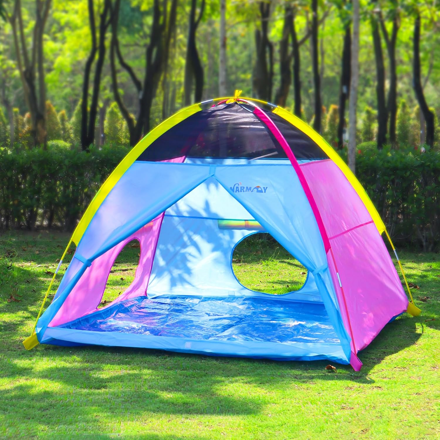 NARMAY Play Tent Easy Joy Dome Tent for Kids Indoor/Outdoor Fun - 152 X 152 X 111 Cm image number 4