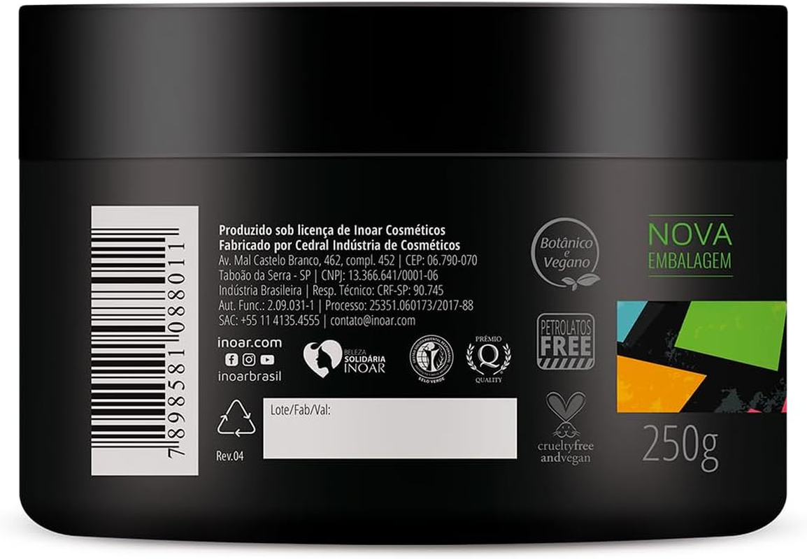 Inoar Doctor Moisturizing Hair Mask 8.8Oz/250G image number 5