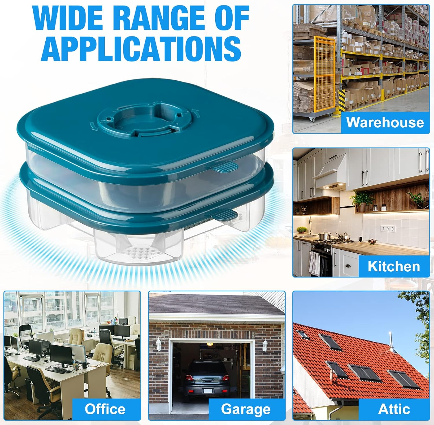 Roach Killer Indoor Infestation Efficient Cockroach Trap Double Layer Roach Trap Reusable Safe Cockroach Killer for Ants Pet Outdoor Indoor Home image number 2