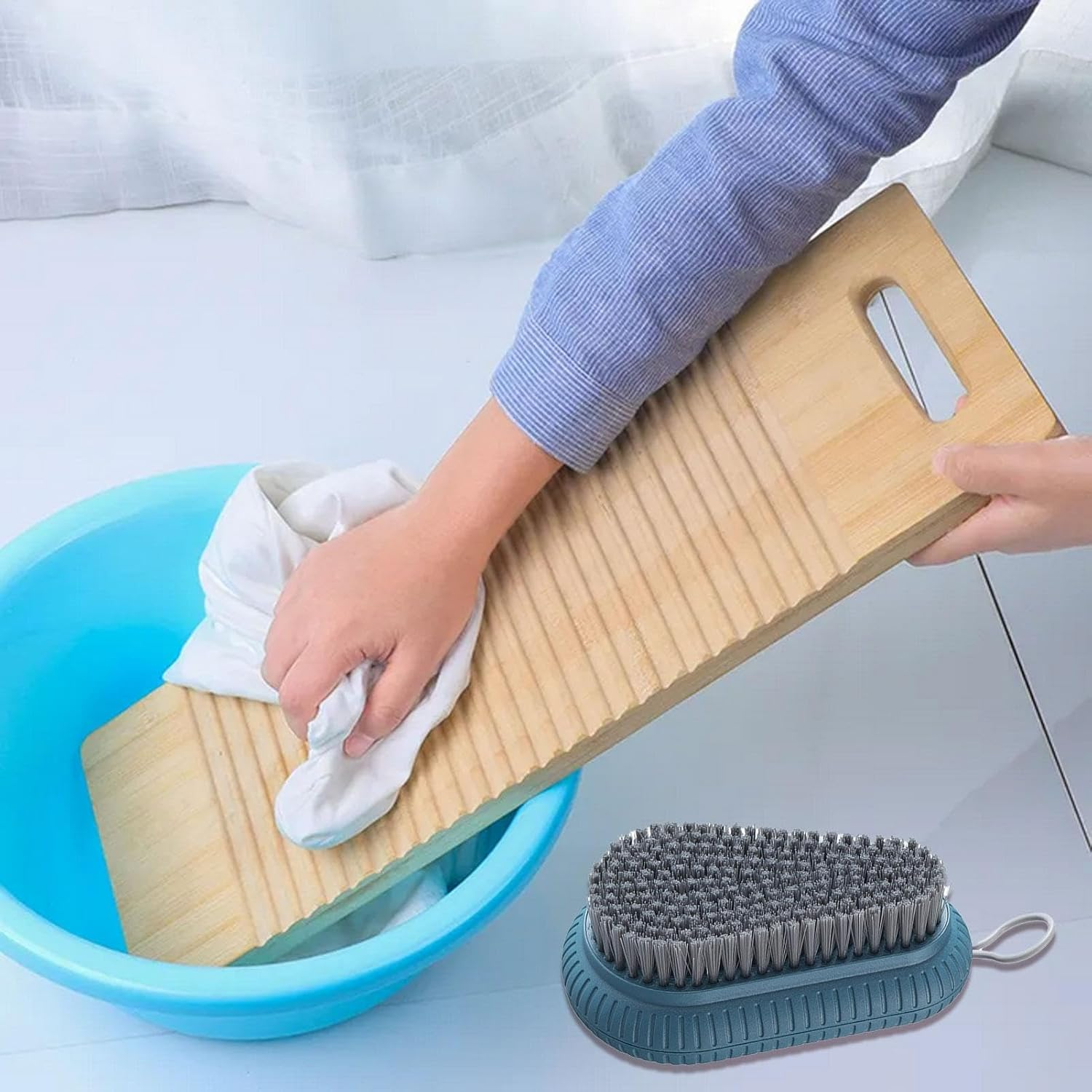 Nail Brush for Cleaning - Nail Cleaning Brush, Ergonomic Nail Brush Non Slipped Nail Cleaning Brush - Practical Nail Brush Clean Brush Brush Scroth O image number 6