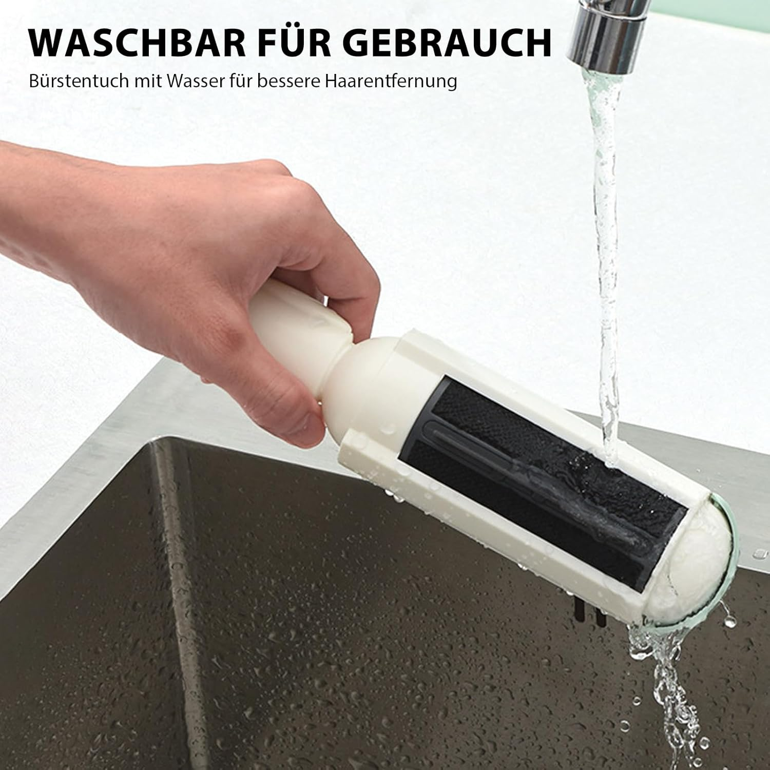 Pack of 3 Pet Hair Remover, Lint Roller, Reusable, Lint Brush for Pet Hair, Cat Hair Remover, Lint Remover for Dog Hair, Cat Hair, Clothes, Sofa, Car, Bed, Carpet, Scratching Post image number 6