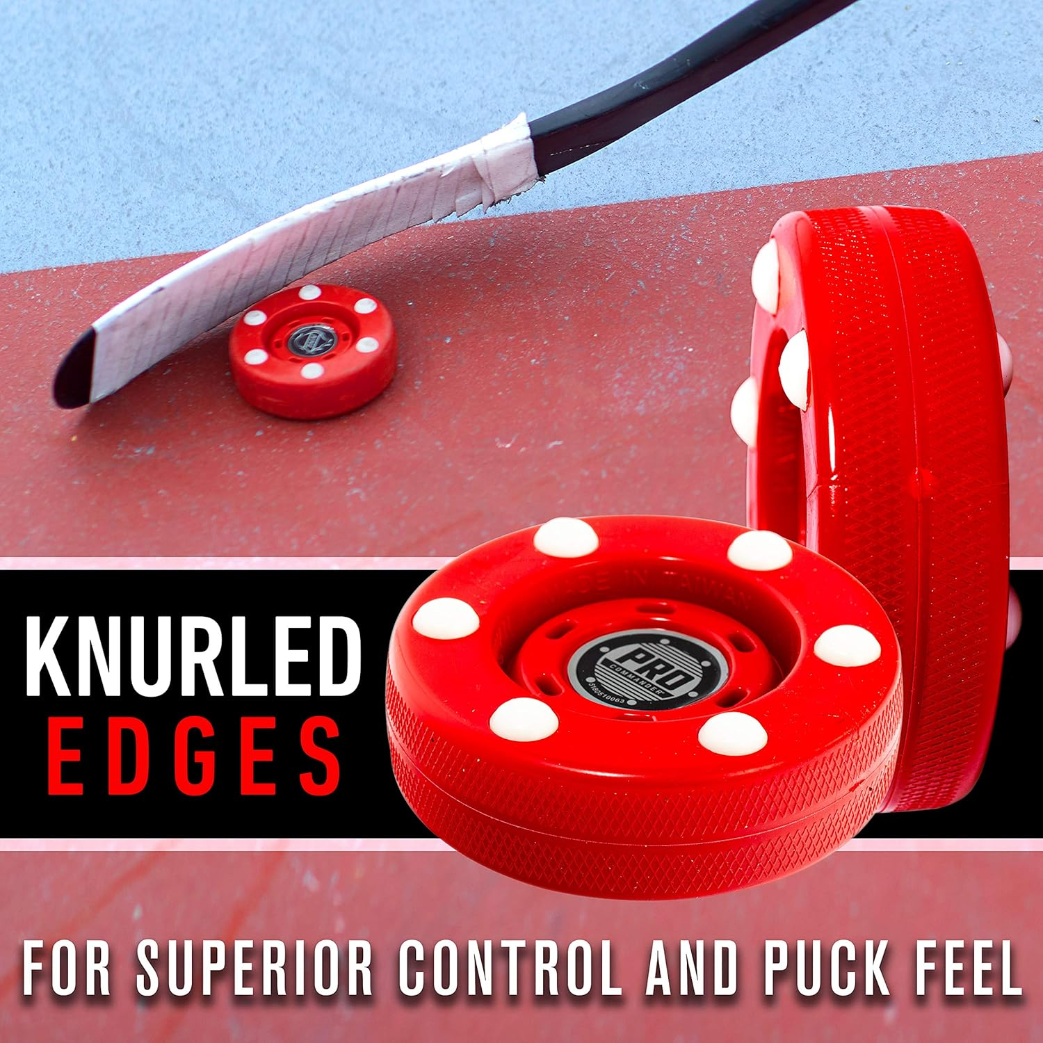 Franklin Sports Street Hockey Puck - NHL - Pro Commander Puck image number 5