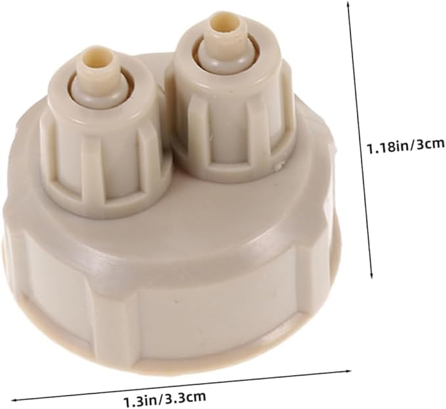 Ksngtixe 8 Pcs Quick Tightening Aquarium Fittings - High Pressure Resistant, Durable with Efficient Gas Sealing for Aquarium Plant Systems