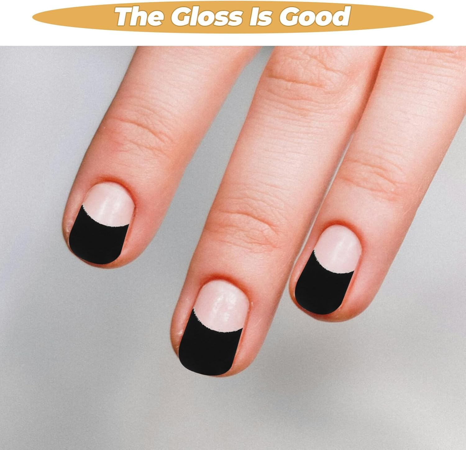 Ipetboom DIY Fingernail Stickers Set Press on Nails Almond Line Art Stickers for Nails Decals image number 6