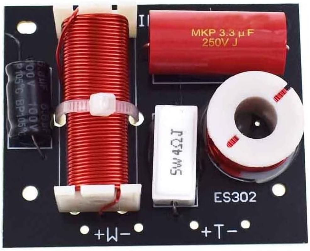 RELAND SUN Speaker Frequency Divider Board 2 Way Treble/Bass 2 Unit 2 Unit Hi-Fi Audio Crossover Filter Frequency Distributor DIY Module (Board Shell) image number 3