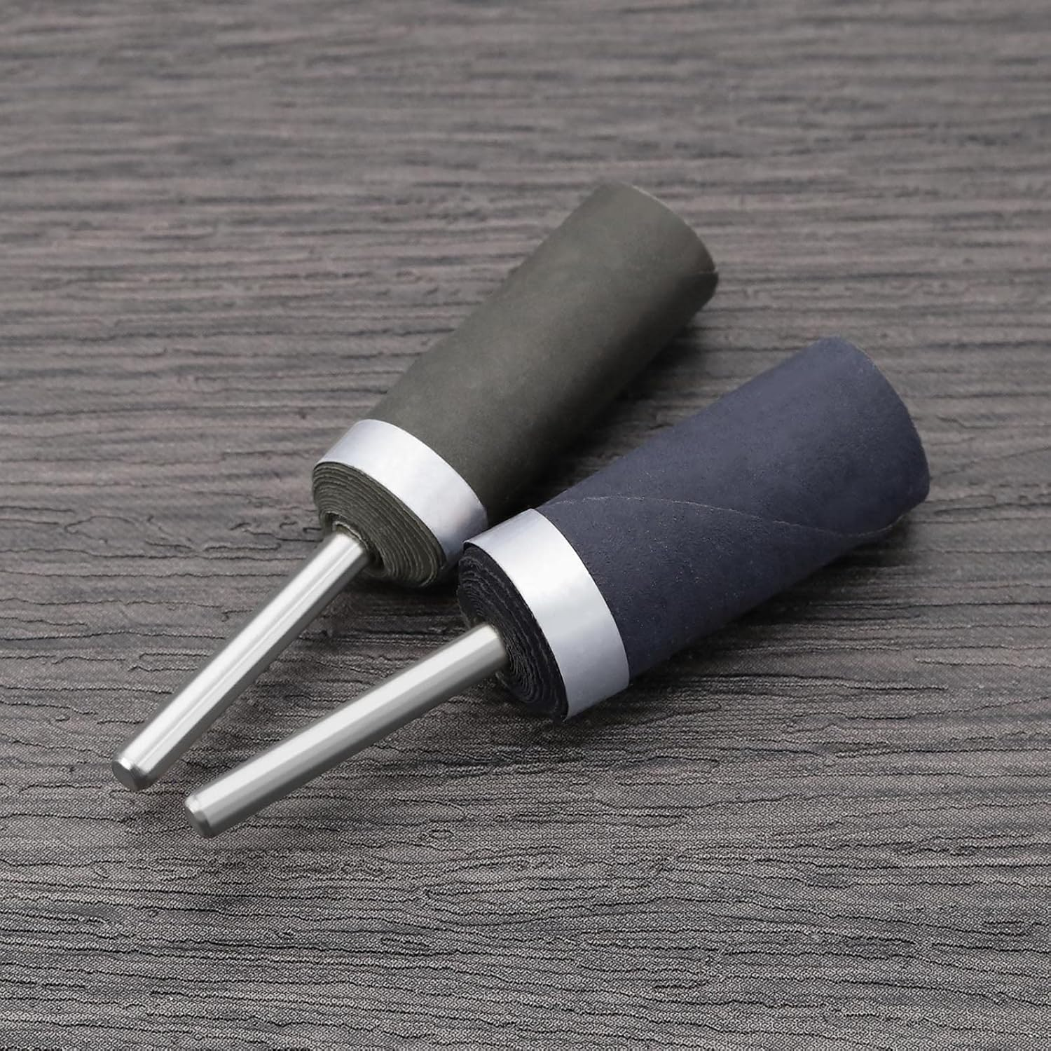 Emagtech 10PCS Grinding Head Sandpaper Stick Sanding Drums Sleeves Abrasive Wheel Woodworking Polishing Tool 320-3000 Grit image number 5