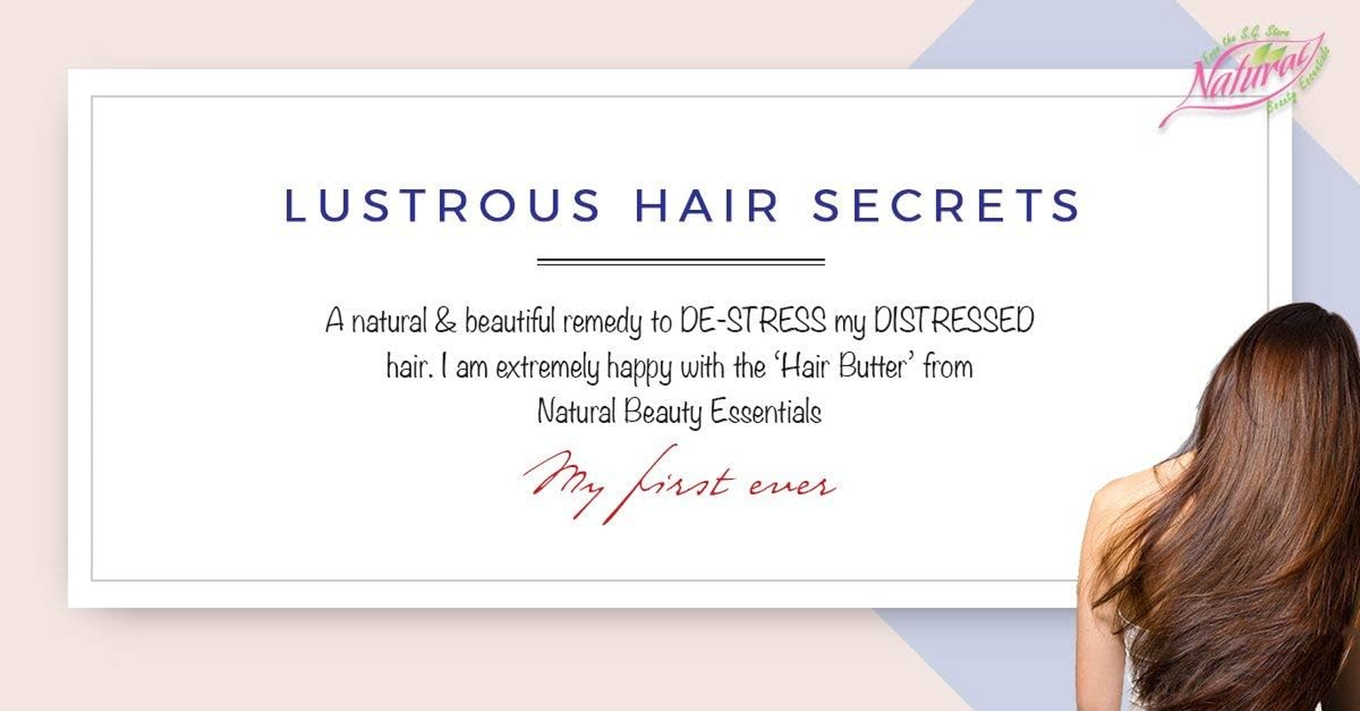 Natural Beauty Essentials Revitalizing Hair Balm (Hair Mask for Dry, Damaged Hair) for Men & Women - Soyabean Oil Extracts (100 Gm) image number 4