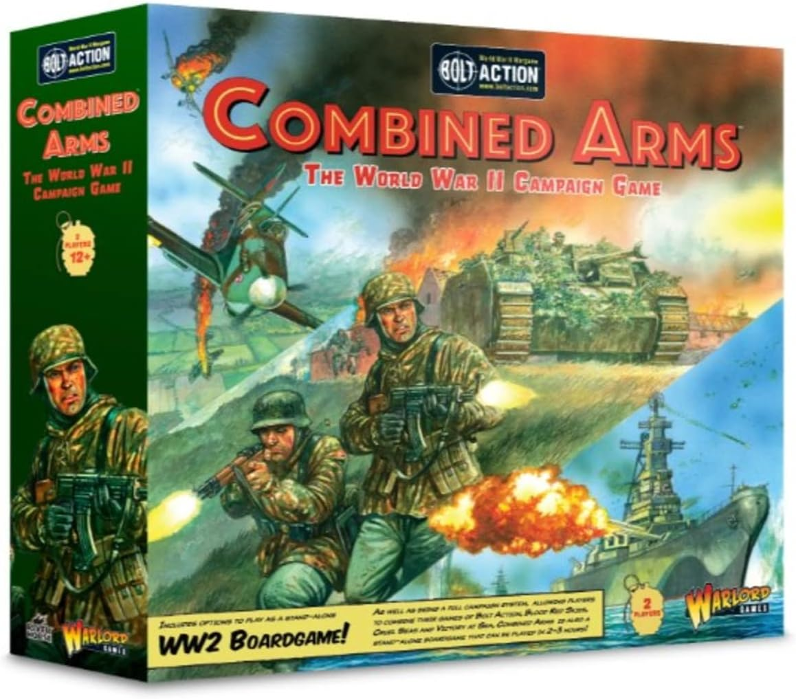 Warlord Bolt Action Combined Arms the World War II Campaign Board Game Military Table Top Wargaming Plastic Model Kit 401010014