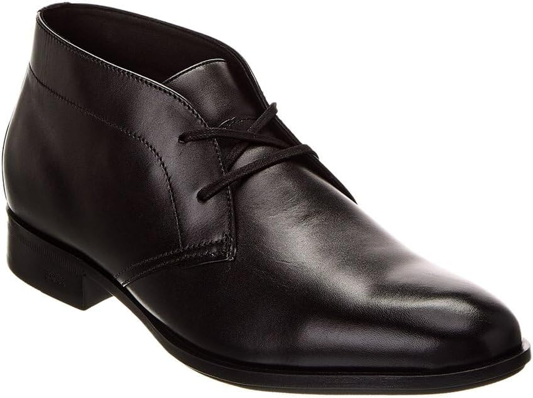 BOSS Men'S Colby Smooth Leather Desert Boot Chukka