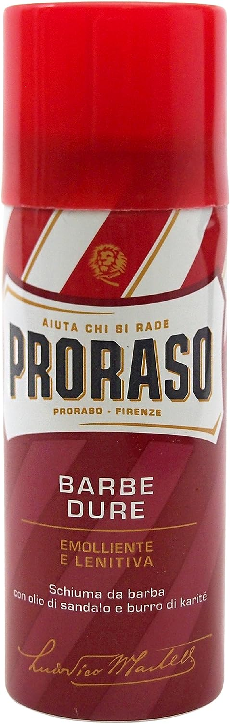 Proraso Mini Shave Foam Nourish with Sandalwood, Red, 50 Ml
